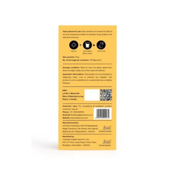 Wello Recoop Mango Flavour (Pack of 15 sachets)