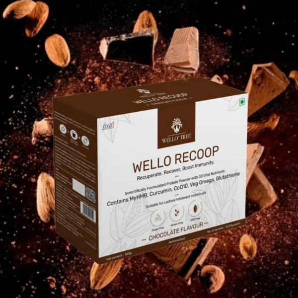 Wello Recoop Chocolate Flavour (Pack of 15 sachets)