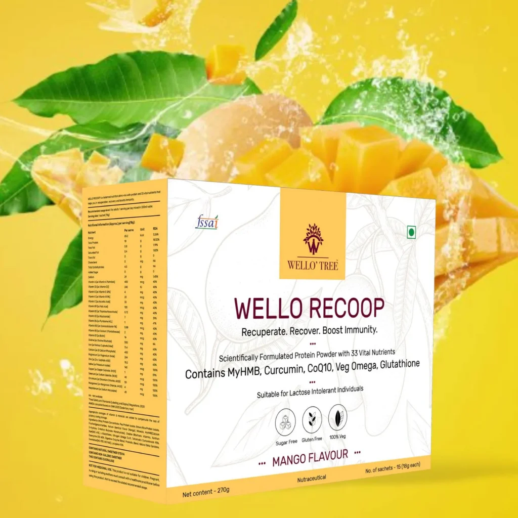 Wello Recoop Mango Flavour (Pack of 15 sachets)