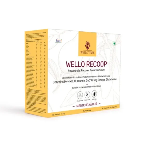 Wello Recoop Mango Flavour (Pack of 15 sachets)