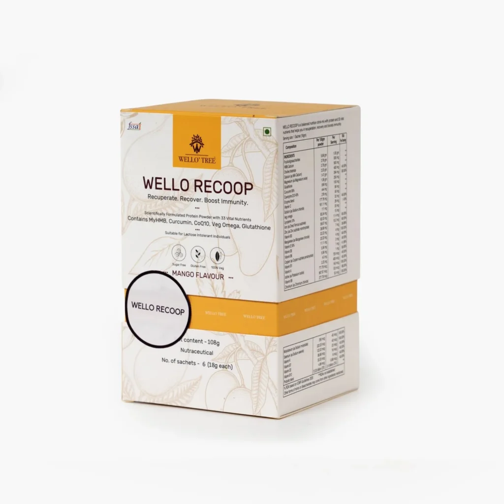 Wello Recoop Mango Flavour (Pack of 6 sachets)