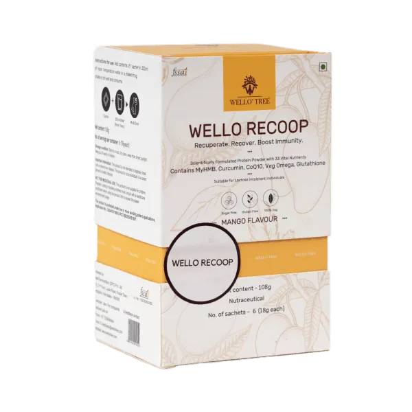 Post workout recovery nutrition drink concept with natural ingredients